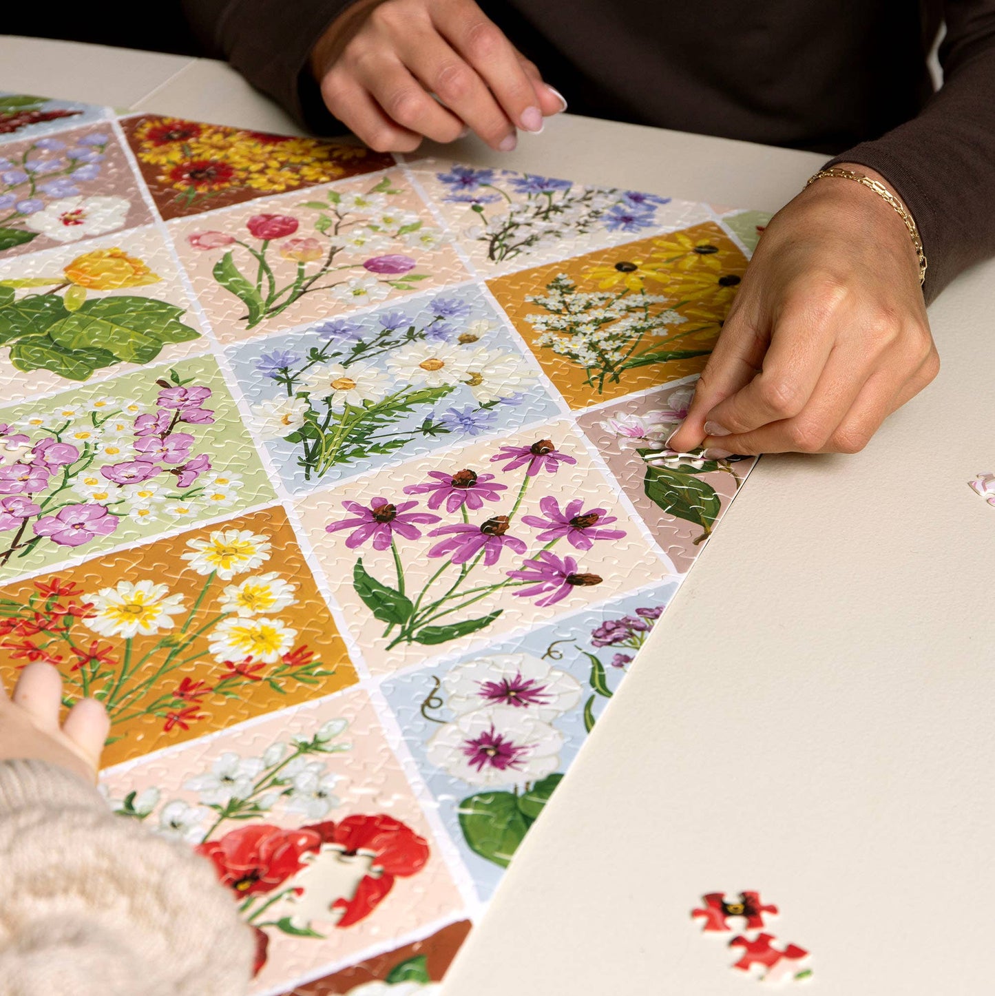 Vintage Blooms Puzzle