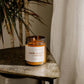 Sunlit Peach + Mango Beeswax Blend Candle