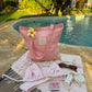 Petal Pink Minimalist Tote Bag