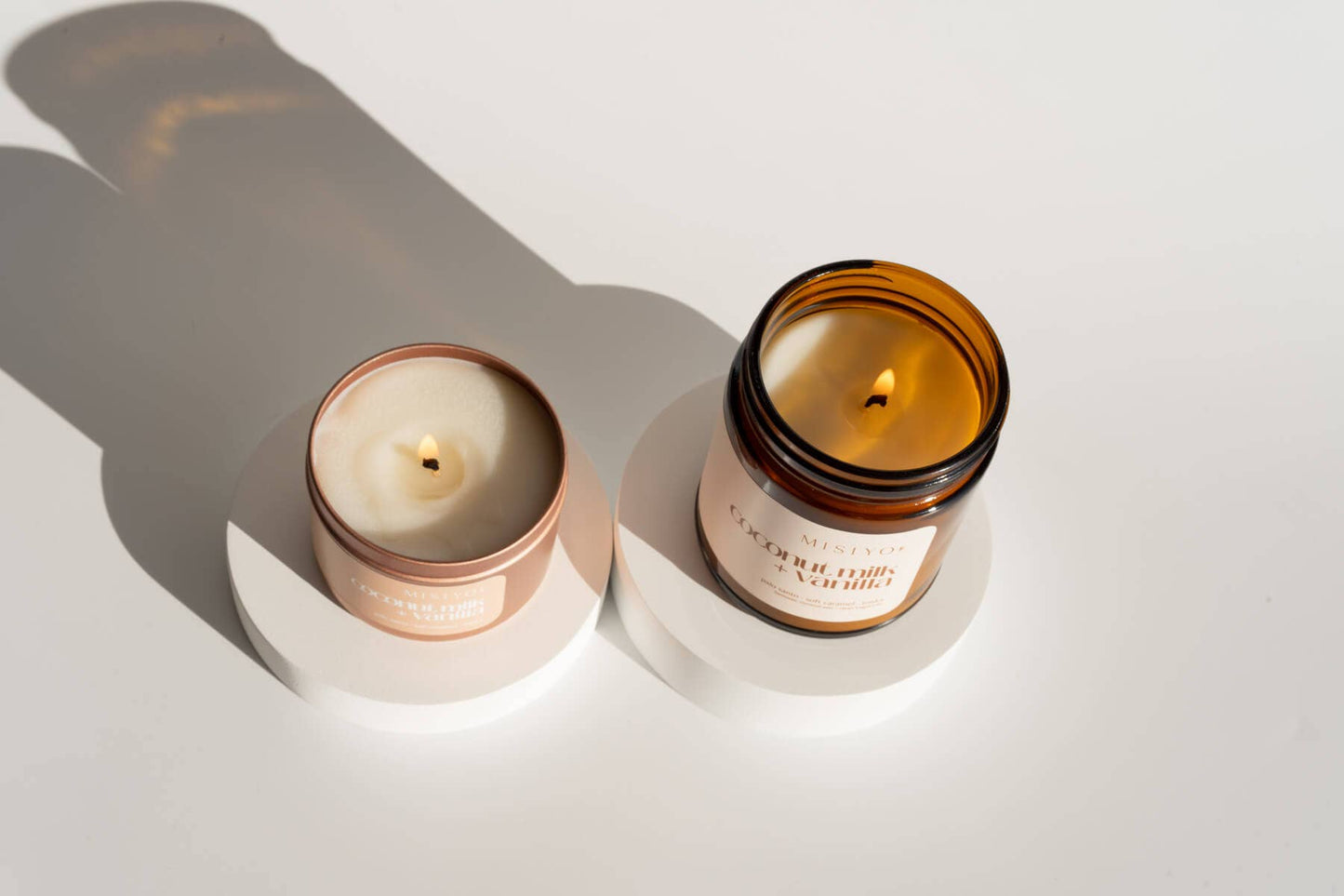 Coconut Milk + Vanilla Beeswax Blend Candle