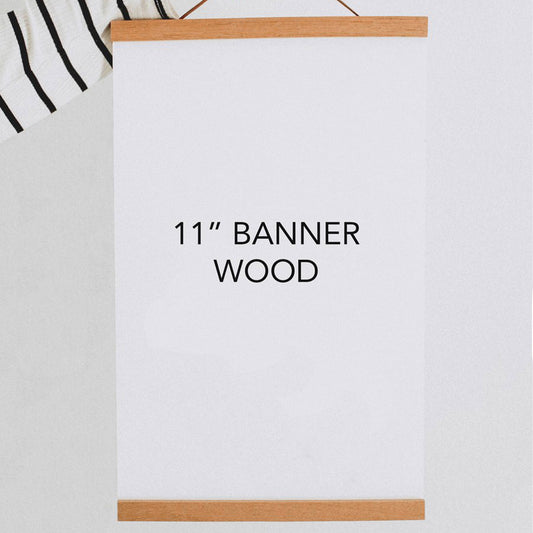 11" Wood Hanger Frame