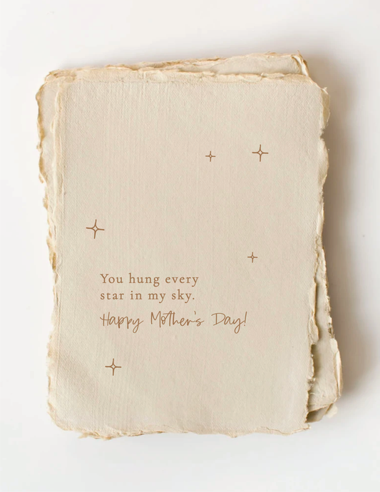 You Hung Every Star Card