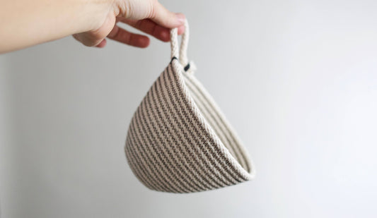 Cotton Rope Mini Hanging Basket