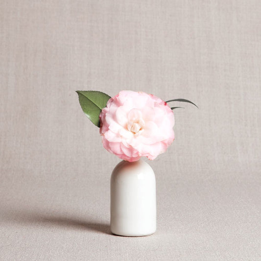 Minimalist White Bud Vase