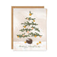 Christmas Tree Tan Card