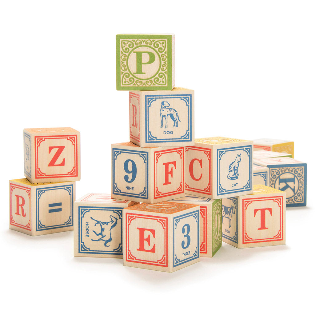 Abc Block Topper Classic ABC Blocks – Timberbloom