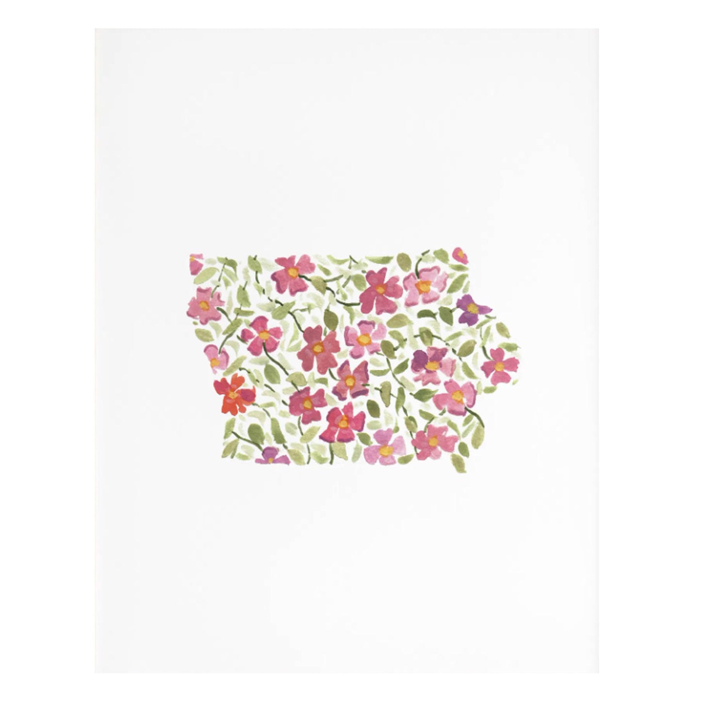 Iowa State Flower Print