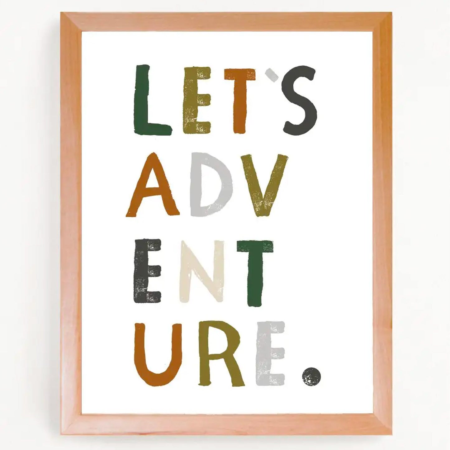 Let's Adventure Art Print
