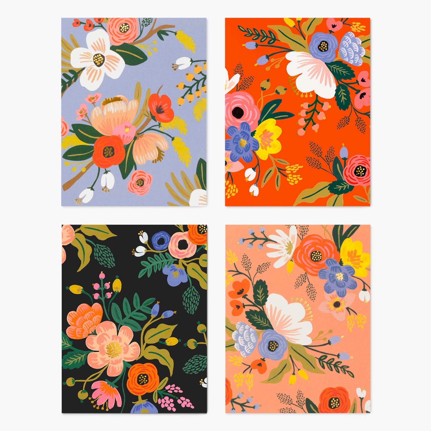 Lively Floral Card Set