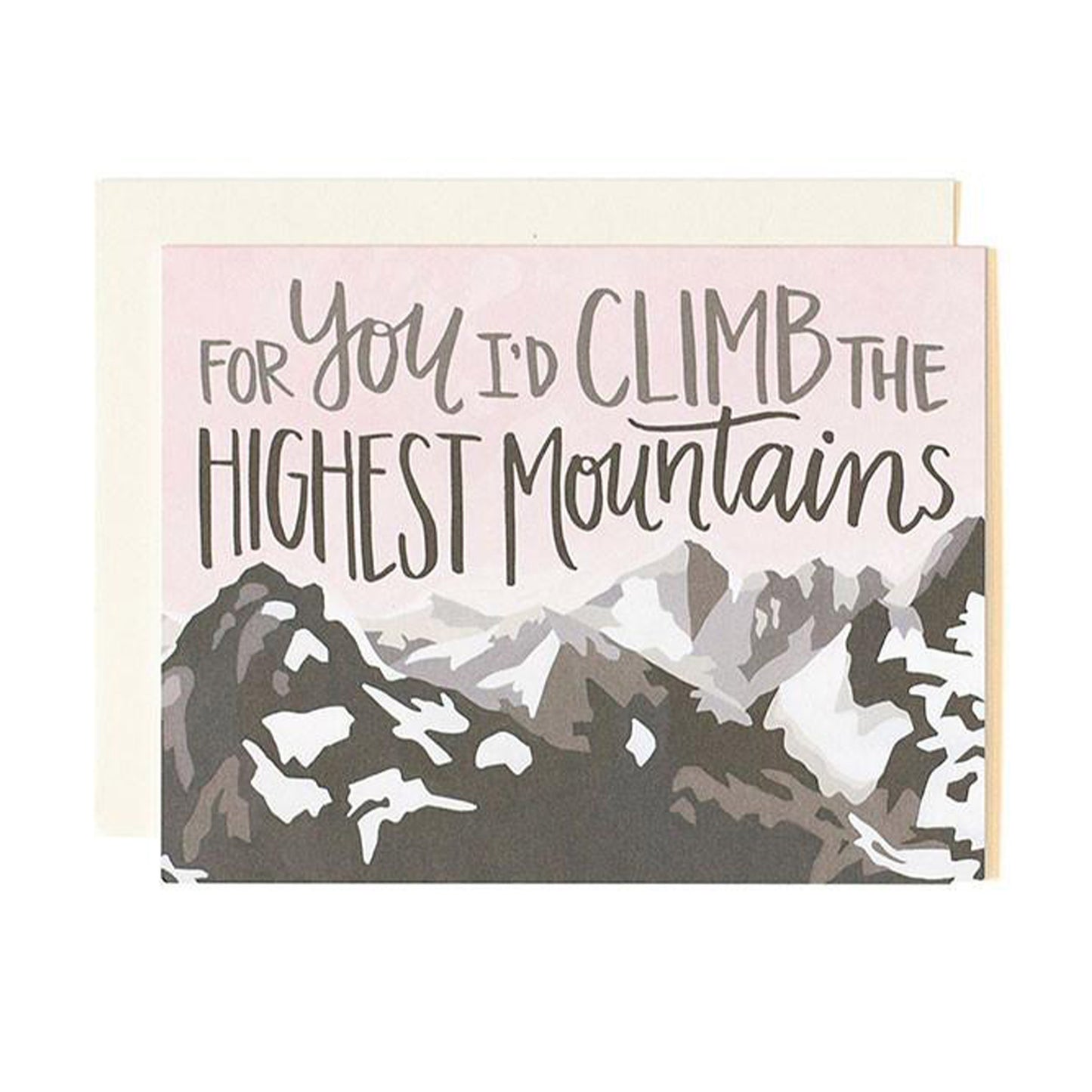 Mountains Love Card