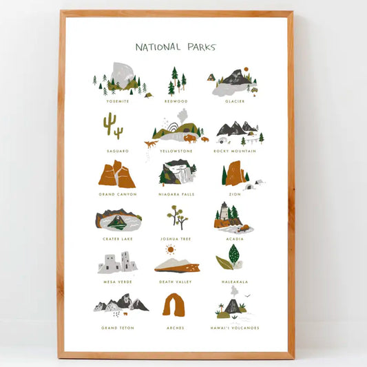 National Parks Art Print