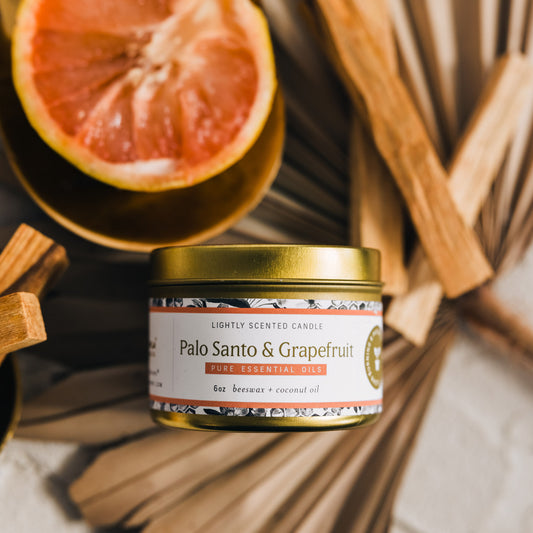 Palo Santo and Grapefruit Candle