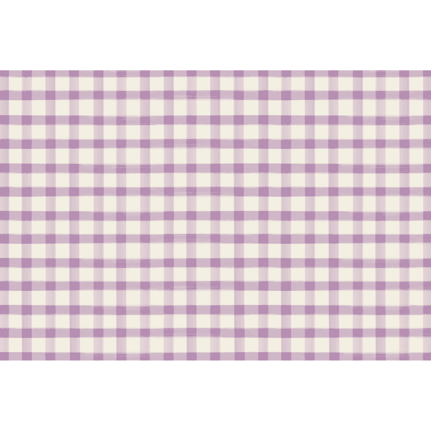 Lilac Painted Check Placemat